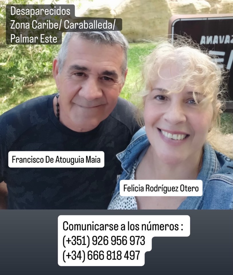 Francisco De Atouguia Maia y Felicia Rodríguez Otero.