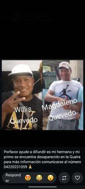 Wuillis y Magdaleno Quevedo