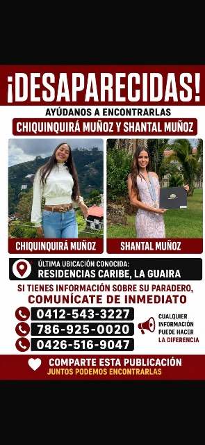 Chiquinquirs muñoz y chantal muñoz