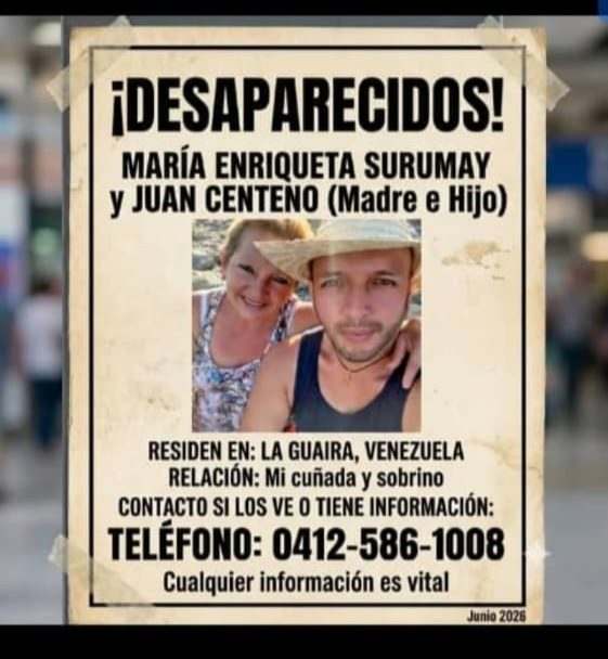 María Enriqueta surumay Juan Pablo centeno
