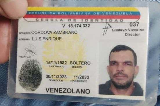 Luis Enrique Córdova Zambrano