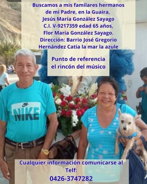 Jose Maria González Sayago y Flor María González Sayago
