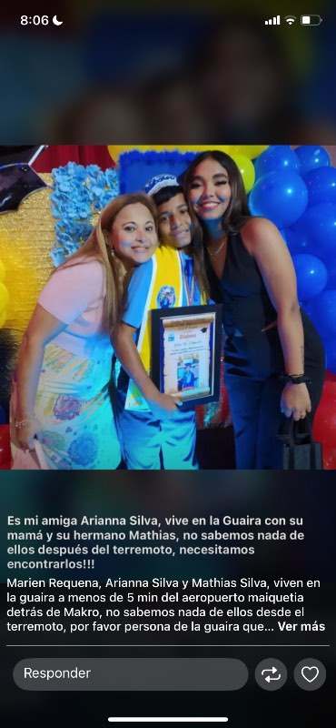 Marien Requena, Arianna Silva, Mathias Silva