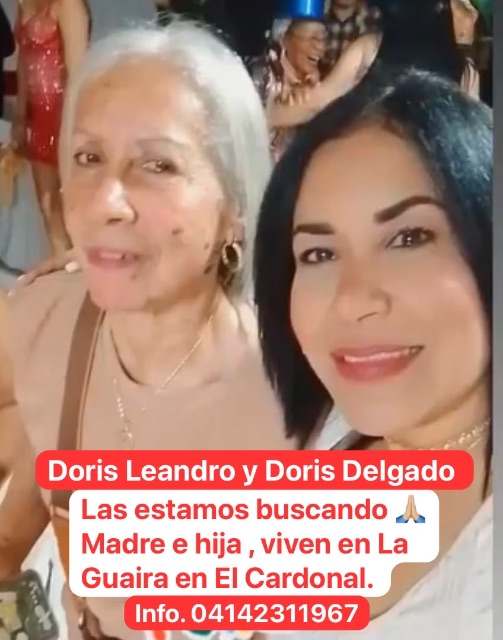 Doris Delgado y Doris Leandro