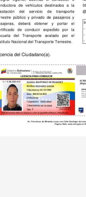 Richard Dixon Martinez Hernández