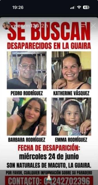Katherine vasquez, Pedro Rodriguez, Barbara Rodriguez, Emma Rodriguez