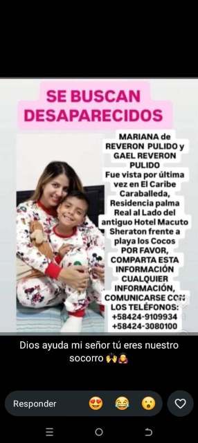 Mariana de reveron pulido y Gael receron pulido