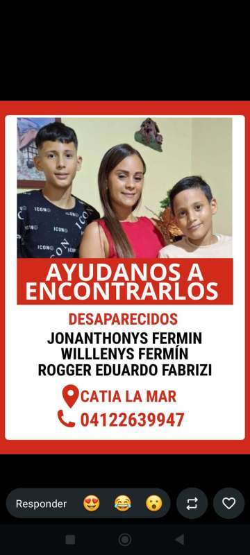 Willenys Fermín,Jonanthonys Fermin y Rogger Fabrizi