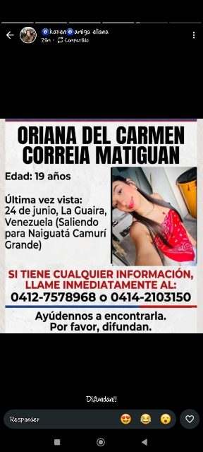 Oriana del Carmen Correia Matiguan