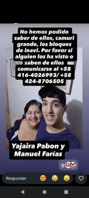 Yajaira Pabón y Manuel Farias