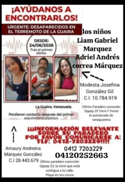 Nombre de los niños: Liam Gabriel Marquez, Adriel Andrés Correa Marquez Nombre de las femeninas: Modesta Josefina Gonzá