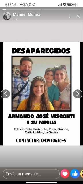 Armando visconti y familia