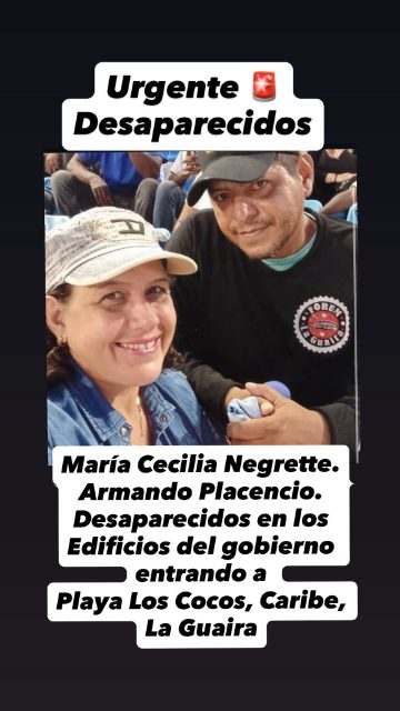 Armando Placencio y Maria Cecilia Negrette