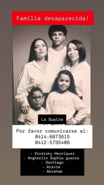 Viceisky Henríquez, Angherlin Sophia Guerra y familia