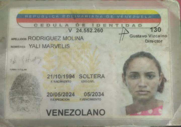 Yali Marvelis Rodríguez Molina