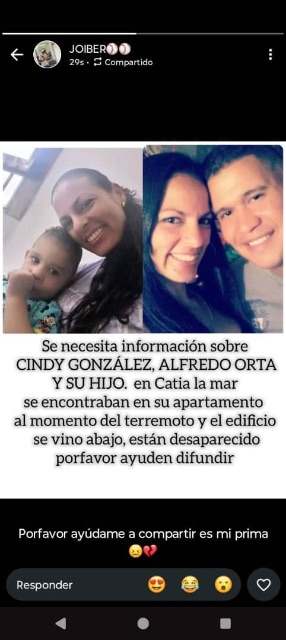 CINDY GOZALES, ALFREDO ORTA Y SU HIJO