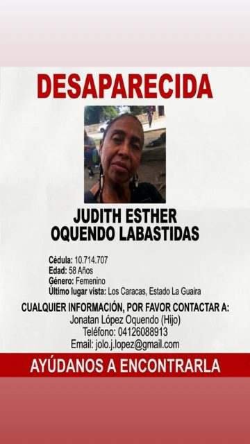 Judith Esther Oquendo Lavastidas