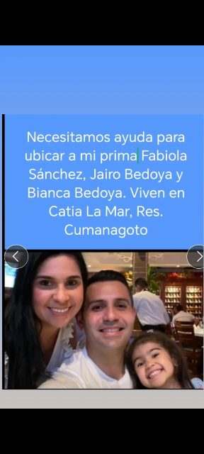 Bedoya Sánchez, Fabiola, Jairo y Bianca