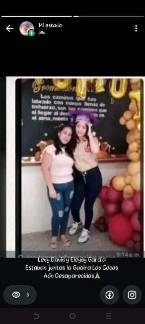 Eleydy García y Ledy David