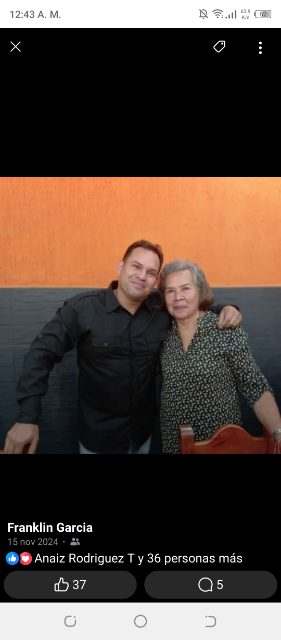 Franklin García y Iraida castillo
