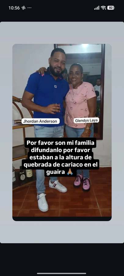 Jordan y Glendy Anderson Laya